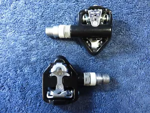 Wellgo RC-713 Black SPD Clipless Road Bike Pedals 9/16" Single Sided Bicycle - Picture 1 of 11