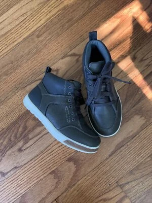 Zapato Bota Deer Stags Landry de espuma viscoelástica de caña alta gris talla 1 - Nuevo con etiquetas Foto 1 de 4