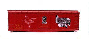 KIT DE VAGÓN DE CARGA VINTAGE ESCALA HO ROUNDHOUSE VIRGINIA & TRUCKEE RR ANIVERSARIO #7753 - Imagen 1 de 4