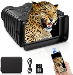 Binocolo Visione Notturna 4K, Digitale Infrarossi Con Portata Di 300M, 4000Mah R - Foto 1 di 12