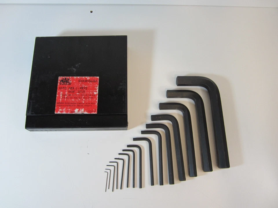 MAC TOOLS SHKM15ABA 15pc Hex L-wrenches .71 - 17mm ' NOS '  USA **E16** - Image 1 of 4