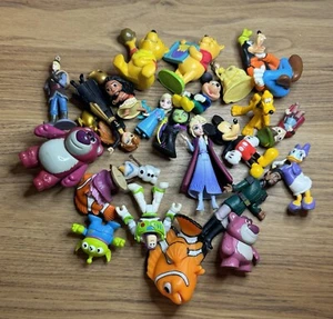 Disney Pixar Winnie the Pooh Frozen Mickey Mouse Figures Toys Bundle Job Lot - Picture 1 of 4