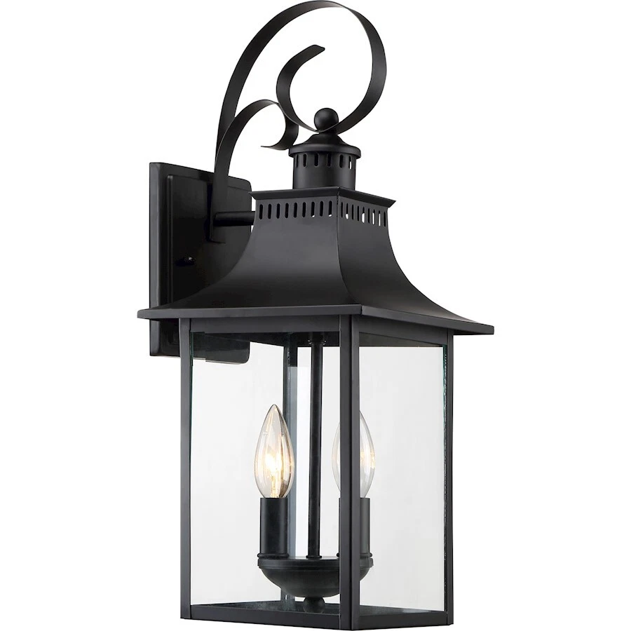 Linterna exterior Quoizel Chancellor 2 luces, negro místico - CCR8408K Foto 1 de 1