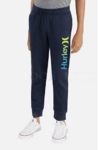 HURLEY BOYS FLEECE JOGGER SWEATPANTS (NAVY SMALL 8)NWT - Picture 1 of 1