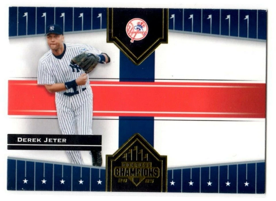 2005 Donruss Champions #445 Derek Jeter - NY Yankees! - The Captain! - Image 1 of 1