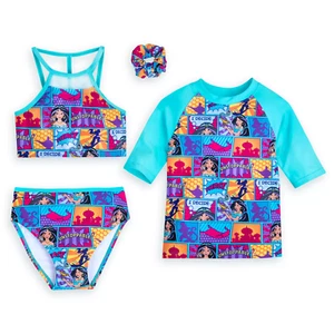 Disney Jasmine Swim Set for Girls - Aladdin - 4 Piece Set - Size 4 - New - Picture 1 of 8