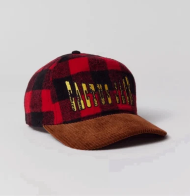 Gorra Cactus Jack Mick Foley Plaid Pana Snapback Roja WWE - Nueva con etiqueta Foto 1 de 4