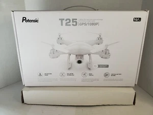 Potensic T25 GPS Drone With HD WiFi 1080PCamera LED Lithium Battery NIB - Picture 1 of 10