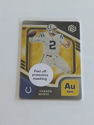 Carson Wentz 2021 Panini Elements Au Gold Metal #75 139/250  🔥🔥 - Image 1 of 2