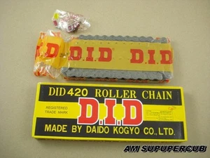 HONDA CA100 C100 C102 C50 C65 C70 C90 CM91 C110 CA110 DID DRIVE CHAIN 420/100L - Picture 1 of 3