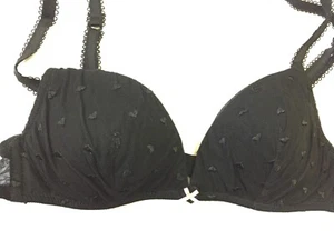    Intimissimi Bra size  it  3a us 34a eu 75a padded underwired black  - Picture 1 of 5