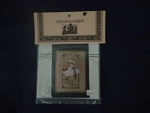 Told in a Garden A Gathering of Roses Cross Stitch Pattern Vintage Unopened - Picture 1 of 2