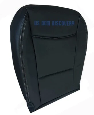 Кожаный чехол на сиденье со стороны водителя для BMW 3 серии 2006–2012 годов выпуска черный - Изображение 1 из 4