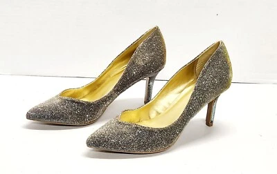 Zapato Mootsie Tootsie para mujer talla 8, formal-vestido-fiesta-negro, dorado, plateado/brillante Foto 1 de 4