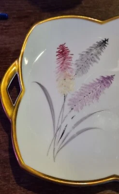 Gebäckplatte Servierplatte Alka Kunst Bavaria EDEN Goldrand Malermarke Vintage - Bild 1 von 4