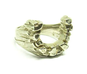 ANILLO PEPITA HERRADURA PLATA ESTERLINA #8G200088 - Imagen 1 de 3