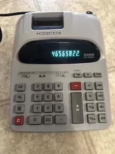 Casio FR-2650A Two Colors Big Print Calculator Adding Machine 12 Digit Ribbon - Picture 1 of 5