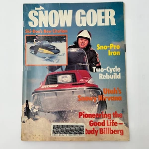 SNOW GOER Snowmobile Magazine January 1978 Snowmobile Magazine Vintage - Picture 1 of 5