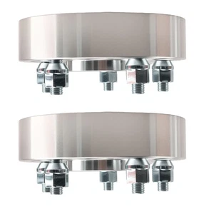 Pair 1.5 inch T6 Wheel Spacers for Chevrolet Corvette Camaro 5x4.75 1984-2019 - Picture 1 of 12