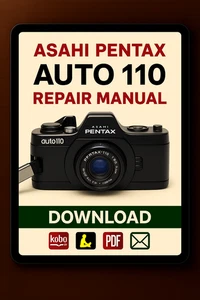 Asahi Pentax Auto 110 SLR Film Camera Repair Manual - PC KOBO KINDLE IPAD - Picture 1 of 1