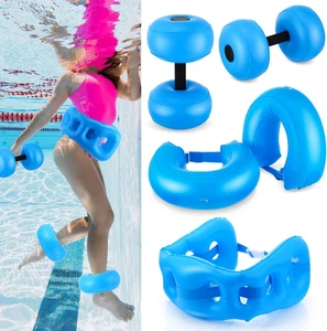 5-teiliges Wassertraining Combo Set inkl. PVC Wasserhantel Gewicht Schwimmen Schwimmer - Bild 1 von 12