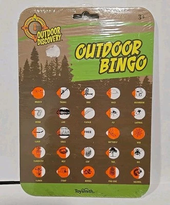 Toysmith Outdoor Discovery Outdoor Bingo Cardboard Slide Windows 2021 Camp  - Image 1 of 2