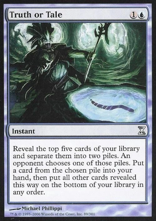 Truth or Tale - Medium Play MTG Time Spiral - Image 1 of 1