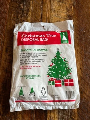 Christmas Tree Disposal Bag 144" Circumference 90" High Trim A Home Kmart Made I - Image 1 of 4