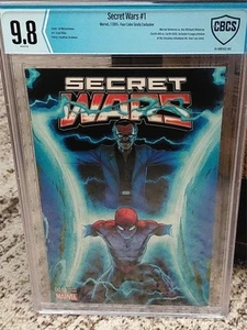SECRET WARS #1 (2015) STAN LEE EXCLUSIVE VARIANT Ed McGuinness CBCS 9.8 - Picture 1 of 3