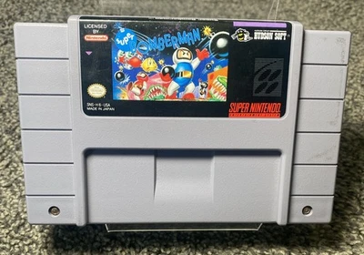 Super Bomberman (Super Nintendo SNES, 1993) Cartridge Only - Image 1 of 4