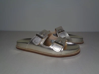 Cole Haan Size 6 M / MARISOL FOOTBED / Gold / Leather Sandals New Women's Shoes - Image 1 of 4