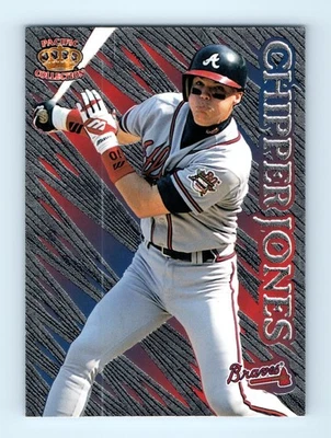 Chipper Jones Braves 1996 Pacific Collection P-2 棒球卡 — 第 1/2 张图片