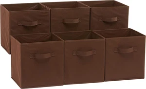 Collapsible Fabric Storage Cubes Organizer with Handles, 27 X 27 X 28 Centimeter - Picture 1 of 9