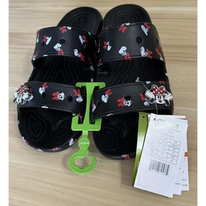 2021 DISNEY PARKS EXCLUSIVE MINNIE MOUSE CROCS SANDALS NWT M 9 W 11 - Picture 1 of 6