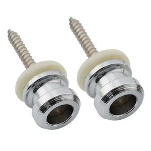 Musiclily Pro 2 piezas cromo 12 mm correa de acero botones pasadores de extremo para guitarra eléctrica - Imagen 1 de 7