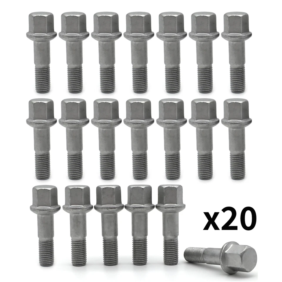 20x Car Wheel Bolt Lug Nuts M12x1.5 0009901007 For Mercedes-Benz W124 R126 W203 - Image 1 of 4
