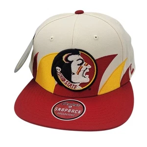 Florida State Seminoles FSU Zephyr Z11 Sharktooth Retro Snapback Hat Cap NEW NWT - Picture 1 of 7