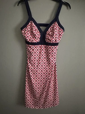 Patagonia Geometric Print Sleeveless V Neck Dress Size L - Image 1 of 4