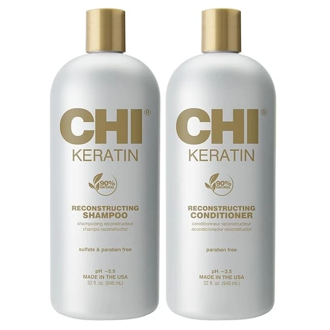 2 X CHI Keratin Shampoo 32 Oz Reconstructing