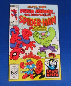 Marvel Tails protagonizada por Peter Porker The Spectacular Spider-Ham #1, 1983 Hi Grade - Imagen 1 de 9