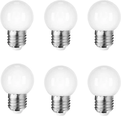 Taysing LED Night Light Bulb G14 1 Watt 6 Count (Pack of 1), Soft White 3000k  - Image 1 of 4