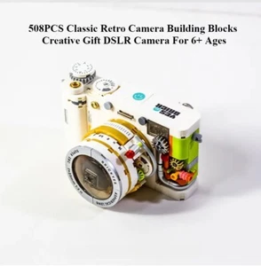 🔥508 Stück Klassische Retro DSLR Kamera Bausteine Kreatives Geschenk für 6+ Alter Junge - Bild 1 von 11
