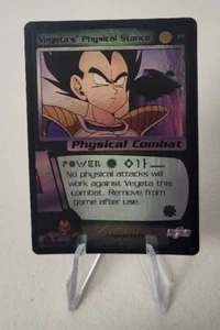 Vegeta's Physical Stance 28 - Saiyan Saga *EXC* Foil DBZ Card - Picture 1 of 4