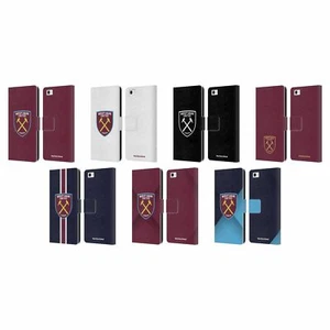 OFFICIAL WEST HAM UNITED FC CREST LEATHER BOOK WALLET CASE FOR HUAWEI PHONES 2 - Imagen 1 de 7