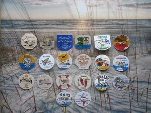 20 AVALON NEW JERSEY BEACH BADGESTAGS - Picture 1 of 9