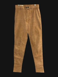 Vintage PAUW Amsterdam High Rise Stretch Suede Equestrian Jodhpurs Pants Size S - Bild 1 von 18