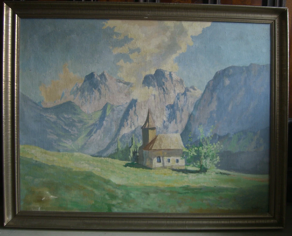 ::ANTONIUSKAPELLE KAISERTAÖL ÖLGEMÄLDE VON GERARD MEHLING °ARTPRICE ANTIK LKRU - Bild 1 von 1