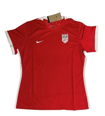 NIKE USA JERSEY MUJER CON NOMBRE, TALLA XLARGE, MANGA CORTA, nuevo/etiqueta, ROJO Foto 1 de 3