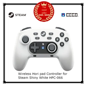 Wireless Hori pad Controller for Steam Shiny White HPC-066 CBP - Picture 1 of 10