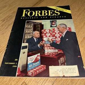 FORBES Magazin 1. November 1956 AMERICAN TABACCO / B.B.D. & O. - Bild 1 von 18